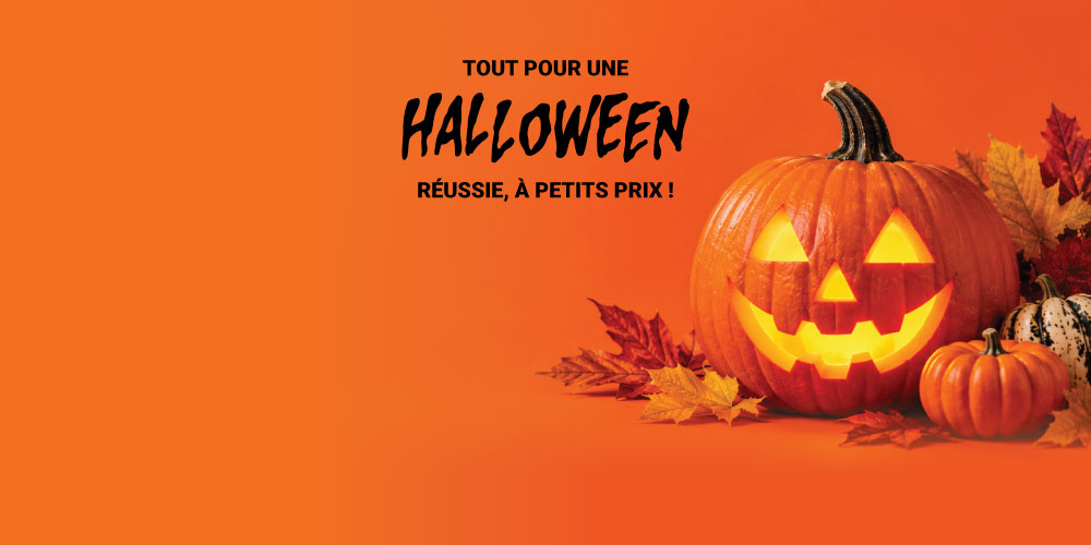 Halloween chez les escomptes Lecompte